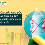 14 hóa chất cực độc gây hại cho da tay trong nước rửa chén