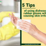 5 tips of using dishwashing rubber gloves without causing skin irritation