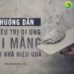 Hướng dẫn điều trị dị ứng xi măng tại nhà hiệu quả