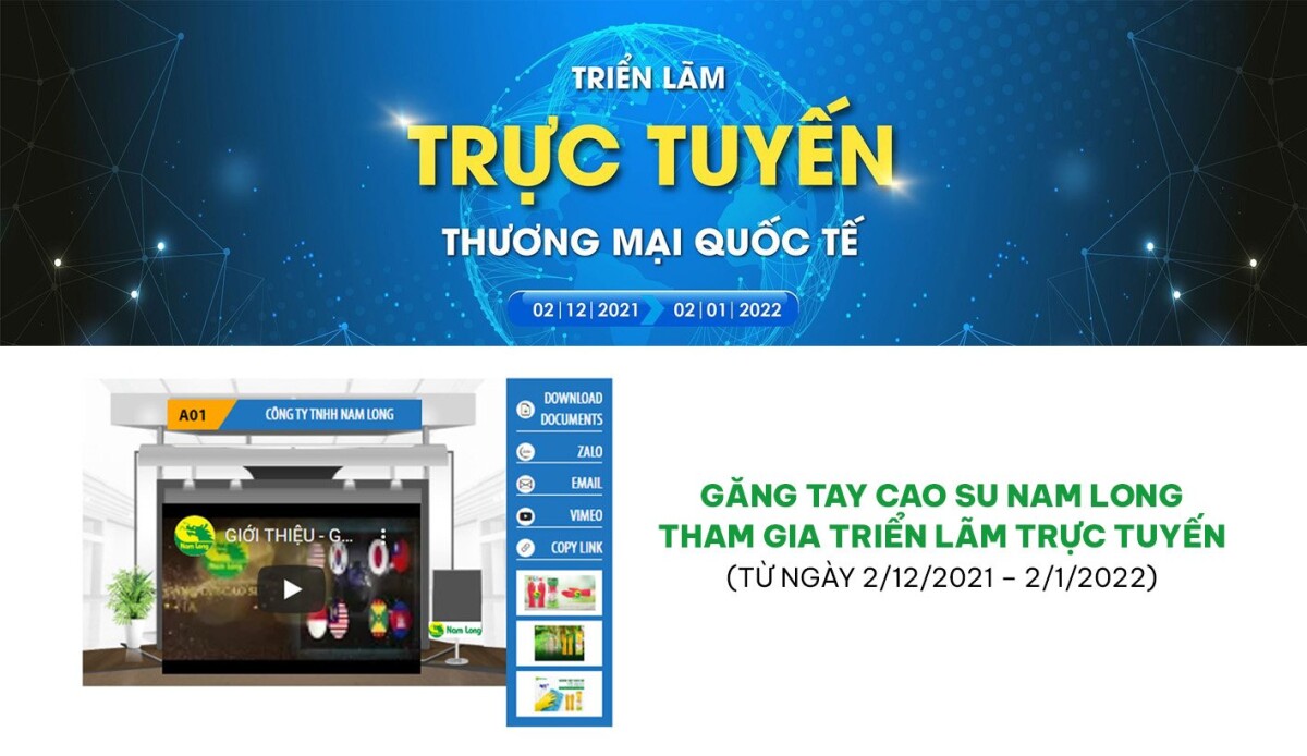 Găng tay cao su Nam Long