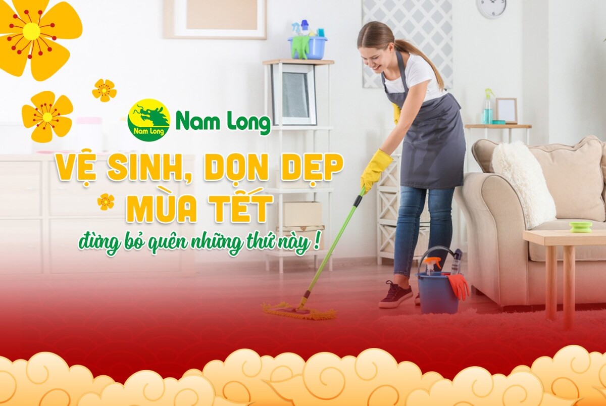 cách dọn dẹp nhà cửa ngày Tết