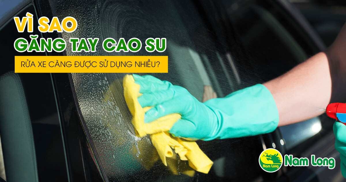 Gang tay cao su rua xe