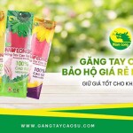 Găng tay cao su bảo hộ giá rẻ Nam Long giữ giá tốt cho khách hàng
