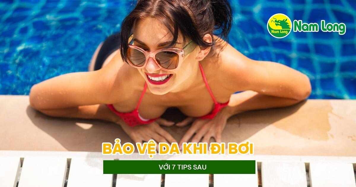 Mẹo bảo vệ da khi đi bơi
