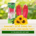 Bạn biết gì về Găng tay cao su Nam Long ngắn tay?