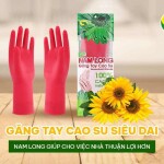 Găng tay cao su siêu dai Nam Long giúp cho việc nhà thuận lợi hơn