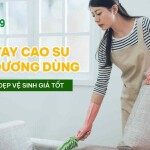 Găng tay cao su Hướng Dương dùng trong dọn dẹp vệ sinh giá tốt