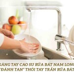Găng tay cao su rửa bát Nam Long “đánh tan” thói tay trần rửa bát