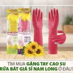 Tìm mua găng tay cao su rửa bát giá sỉ Nam Long ở đâu?