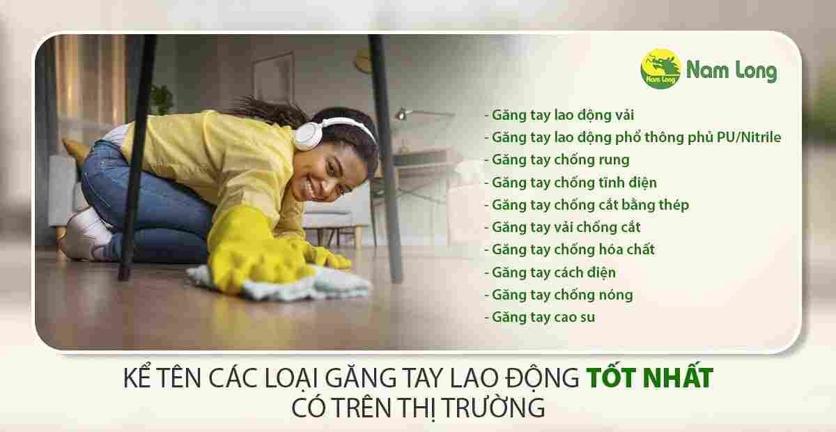 găng tay lao động tốt nhất