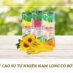 Găng tay cao su tự nhiên Nam Long có bột không?
